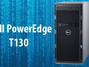שרת Dell PowerEdge T130 E3-1220V5  8GB,  1TB SATA