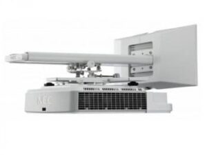 מקרן Nec U321H Full HD טווח קצר צמוד קיר כולל מתקן יעודי