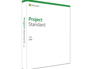 MICROSOFT Project Standard 2019 Windows English Medialess – FOR Windows 10 ONLY 076-05795