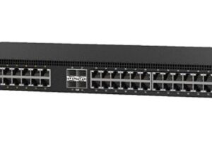 DELL EMC SWITCH N1148P-ON, L2, 48 PORTS RJ45 1GBE, 24P POE+, 4PORTS SFP+ 10GBE, STACKING