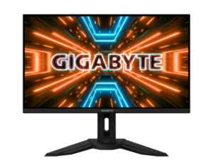 מסך מחשב Gigabyte M32Q 1Ms 2K QHD 1MS SS IPS KVM USB 3.0+C 8BITS