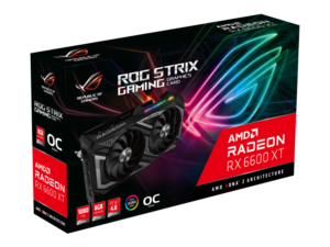 כרטיס מסך Asus ROG Strix Radeon RX 6600 XT OC Edition STRIX-RX6600XT-O8G אסוס