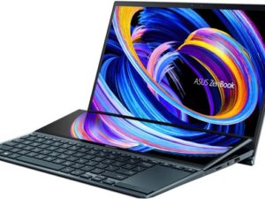 ASUS ZenBook Pro Duo 15 OLED UX582HM-KY002W  i9-11900H 15 FHD Touch screen OLED  RTX™ 3060 32GB 1TB M.2 SSD WIN11  Blue 1yOS