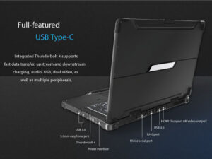 מחשב נייד מוקשח "EMDOOR 15.6 Intel® Core™ i7 16GB RAM  512GB SSD